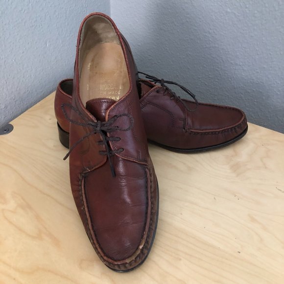 GRENSON Leather Oxford Shoes Men’s size 9 Brown Lace Up main image 12